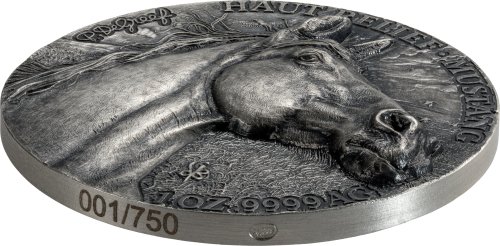 Ivory Coast 2026 Mauquoy Haut Relief - Big Five - Mustang 1 Oz silver coin