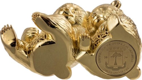 Equatorial Guinea 2026 200 Francs-Year of the Panda 2 Oz Cooper coin