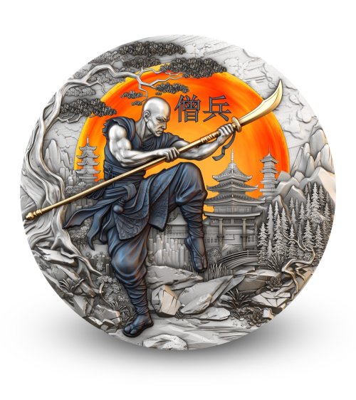 Niue 2026 5$ SOHEI Warrior Path 2 Oz silber Münze