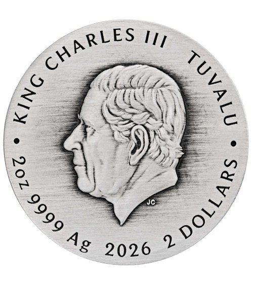 Tuvalu 2026 2$ Dune Scourge of the Desert Sea 2 Oz silver coin