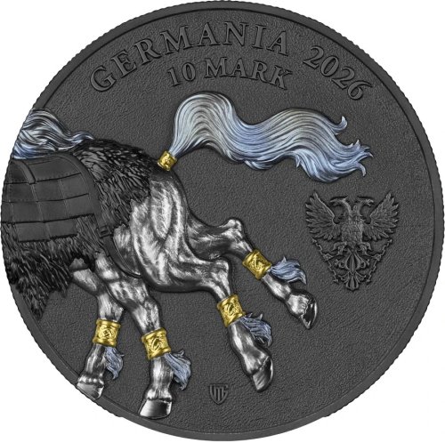 Germania 2026 10 Mark Germania Beasts Sleipnir 2 Oz silver coin