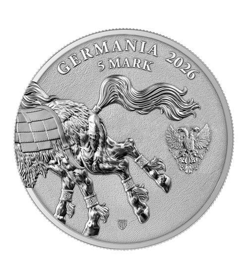 Germania 2026 5 Mark Germania Beasts Sleipnir 1 Oz silver coin