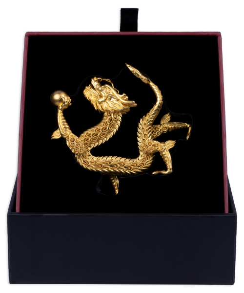 Samoa 2027 5$ FILIGREE DRAGON 3D 2 Oz silver coin