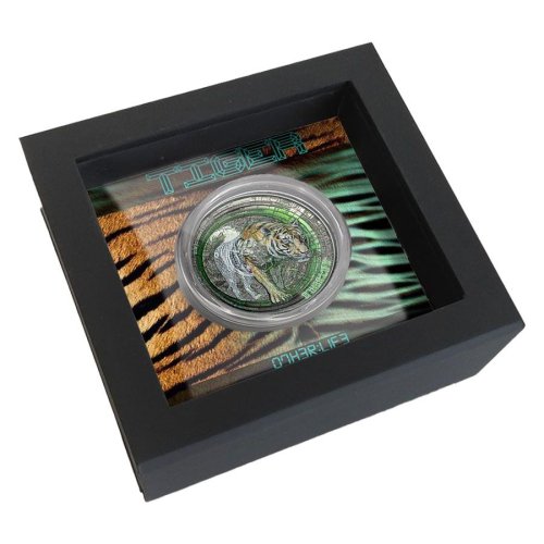 Cook Islands 2025 20$ TIGER Other Life 3 Oz silver coin