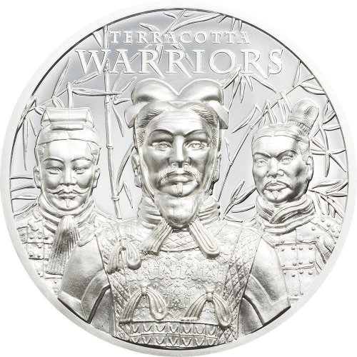 Cook Islands 2021 5$ TERRACOTTA WARRIORS 1 Oz Silver Coin