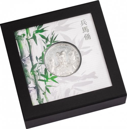 Cook Islands 2021 5$ TERRACOTTA WARRIORS 1 Oz Silver Coin