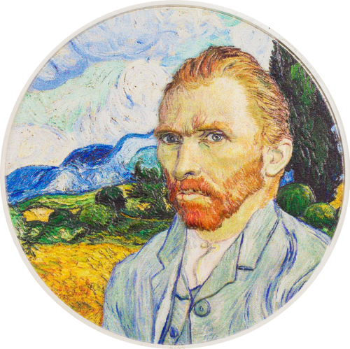 Cook Islands 2022 10$ VINCENT VAN GOGH Masters of Art 2 Oz Silver Coin