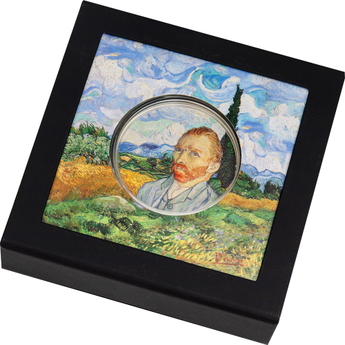 Cook Islands 2022 10$ VINCENT VAN GOGH Masters of Art 2 Oz Silver Coin