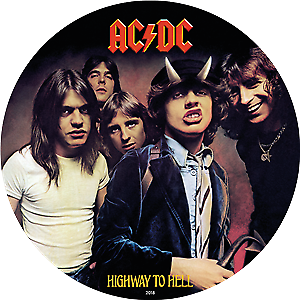 Cook Islands 2018 2$ AC/DC - Highway to Hell 1/2 Oz .999 Silver Coin