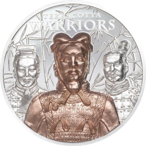 Cook Islands 2021 20$ Terracotta Warriors 3 Oz Ultra High Relief Silver Coin