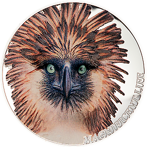 Cook Islands 2019 5$ Magnificent Life – Philippine Eagle 1 Oz Silver Proof Coin