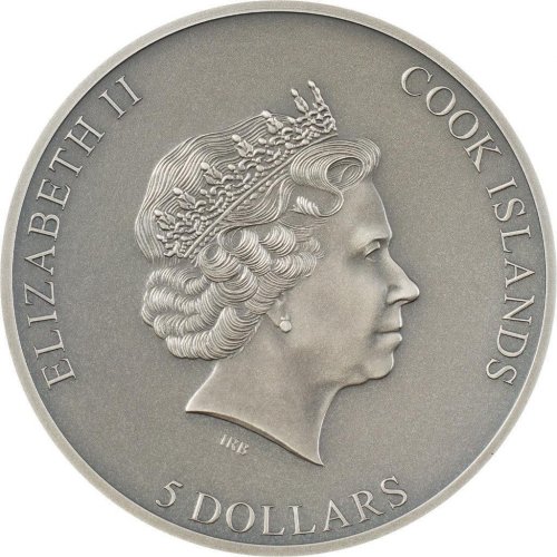 Cook Islands 2022 5$ Untrapped 1 Oz silver coin