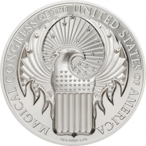 Cook 2017 5$ - Fantastic Beasts -Magical Congress of the USA -1 Oz Silver Coin