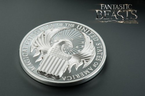 Cook 2017 5$ - Fantastic Beasts -Magical Congress of the USA -1 Oz Silver Coin