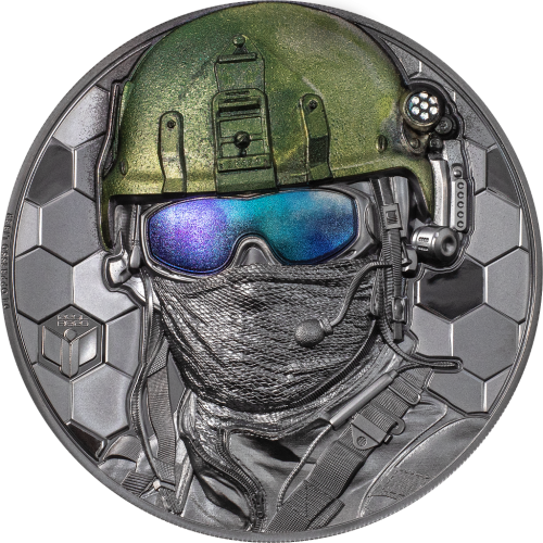 Cook Islands 2022 20$ Special Forces – Real Heroes 3 Oz Silver Coin