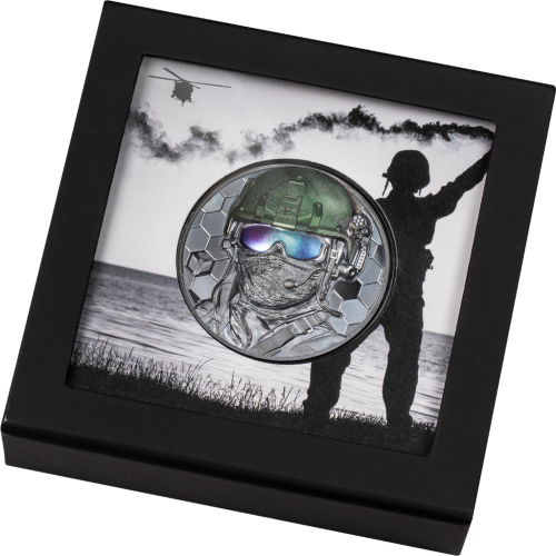 Cook Islands 2022 20$ Special Forces – Real Heroes 3 Oz Silver Coin