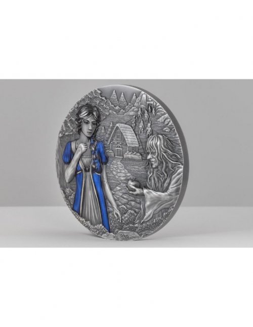 Cook Islands 2021 20$ SNOW WHITE Fairy Tales Fables 3 Oz Silver Coin