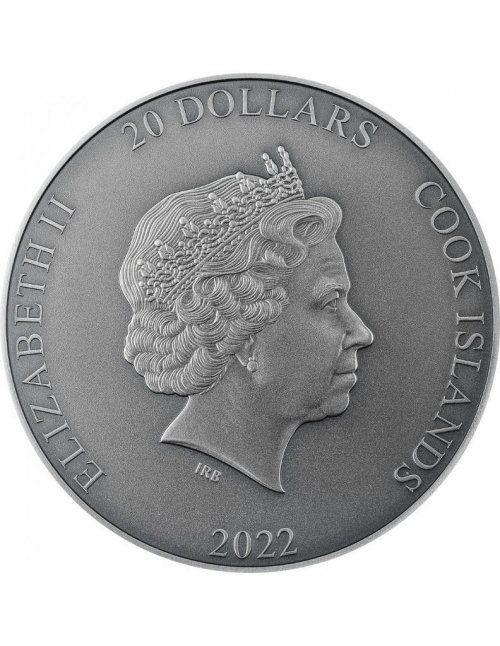 Cook Islands 2022 20$ HELIOS Gods of The World 3 Oz Silver Coin