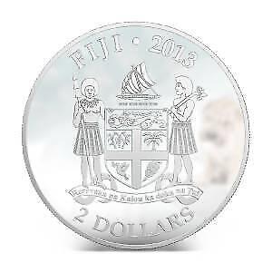 Fiji 2013 2$ My Great Protector IV Shar Pei Dogs&Cats 1Oz Silver Coin