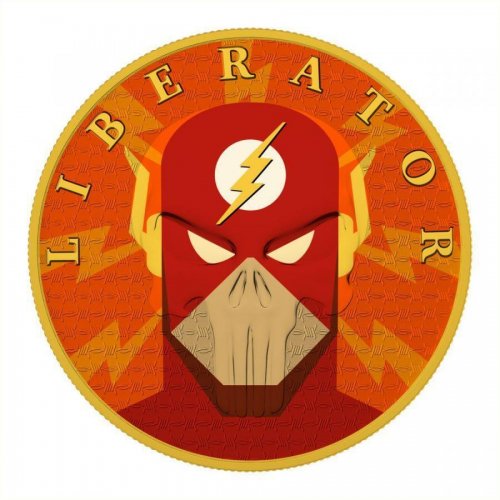 Dark Side 2021 - One Soul - THE LIBERATOR -SUPERHEROES 1 Oz Silver coin