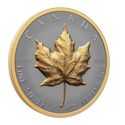 Canada 2023 20$ Maple Leaf Ultra High Relief 1 Oz Silver Coin