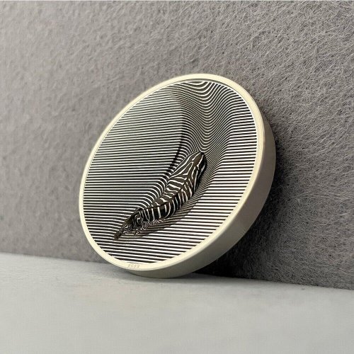 Palau 2023 20$ ZEBRA Camouflage of Nature 3 Oz Silver Coin