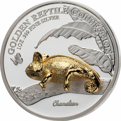 Samoa 2023 2000 5$ GOLDEN REPTILE Set 3x1 Oz Silver Coins