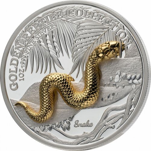 Samoa 2023 2000 5$ GOLDEN REPTILE Set 3x1 Oz Silver Coins