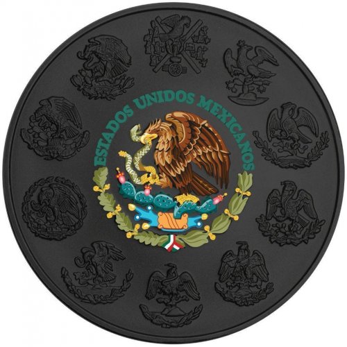 Mexico 2021 1 Onza Mexican Libertad Huichol Art Nr:3 1 Oz Silver Coin