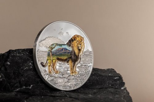 Mongolia 2022 1000 Togrog LION Into The Wild 2 Oz Silver Coin