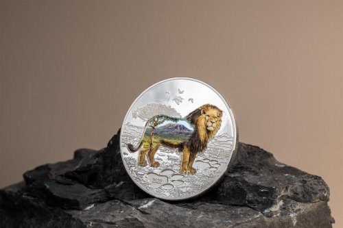 Mongolia 2022 1000 Togrog LION Into The Wild 2 Oz Silver Coin