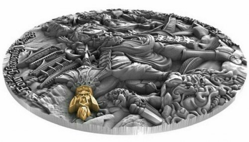 Niue 2020 5$ Duowentian Four Heavenly Kings 2 Oz silver coin