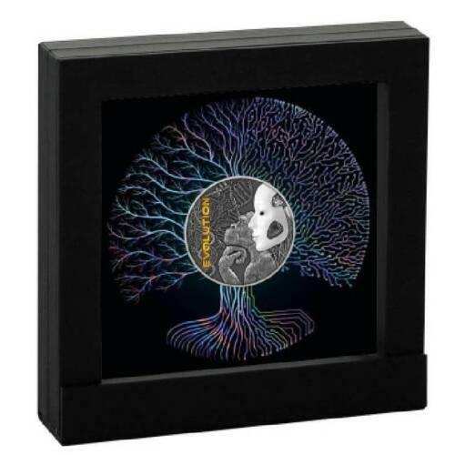 Niue 2022 5$ EVOLUTION 2 Oz Silver Coin