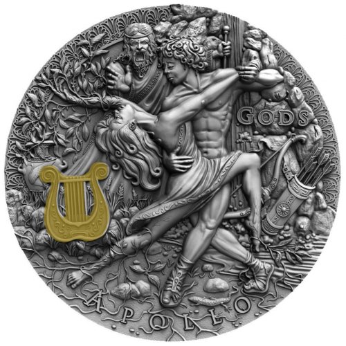 Niue 2020 2$ Gods - Apollo 2 Oz Silver Coin