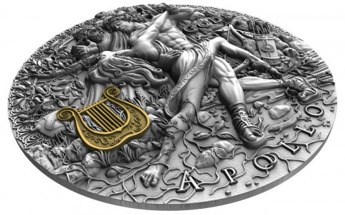 Niue 2020 2$ Gods - Apollo 2 Oz Silver Coin