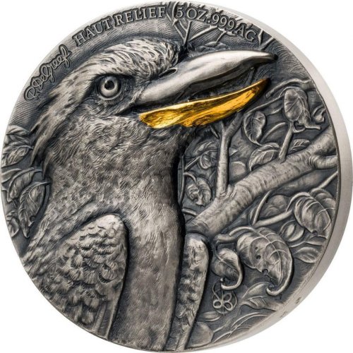 Ivory Coast 2022 2x 5000 Francs Edition Signature Kookaburra 2x5 Oz silver coins