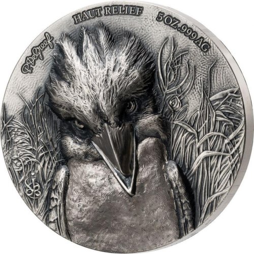 Ivory Coast 2022 2x 5000 Francs Edition Signature Kookaburra 2x5 Oz silver coins