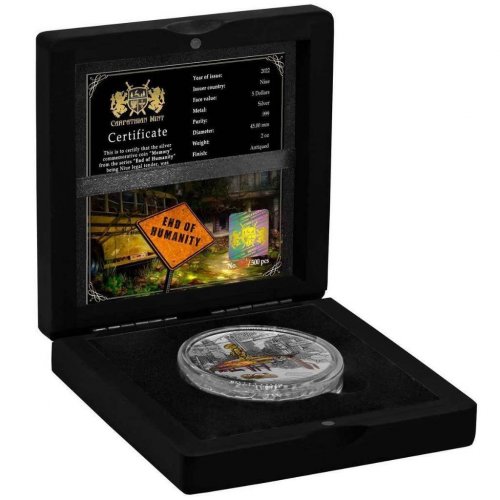 Niue 2022 5$ MEMORY End of Humanity 2 Oz silver coin