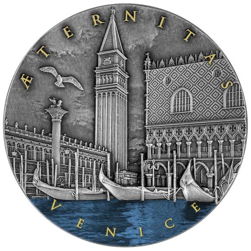 Niue 2022 5$ Aeternitas - Venice 2 Oz Silver Coin