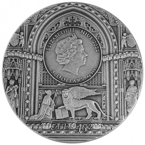 Niue 2022 5$ Aeternitas - Venice 2 Oz Silver Coin