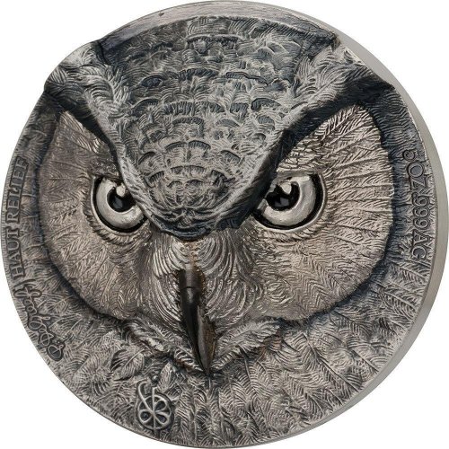 Ivory Coast 2021 2x 5000 Francs Edition Signature Owl 2x5 Oz silver coins