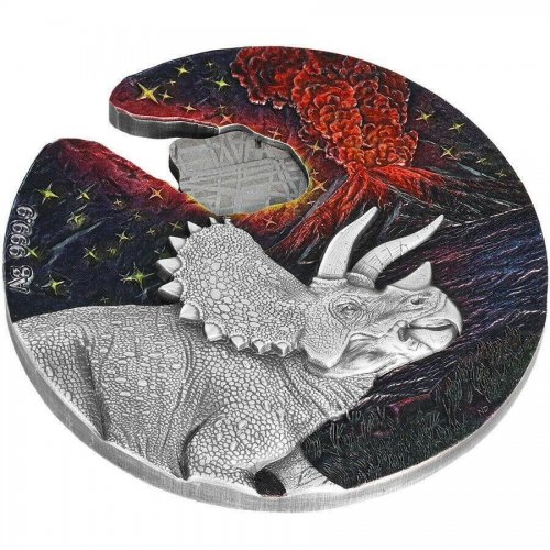 Niue 2021 2$ Impact Moments Meteorite High Relief 2 oz silver coin