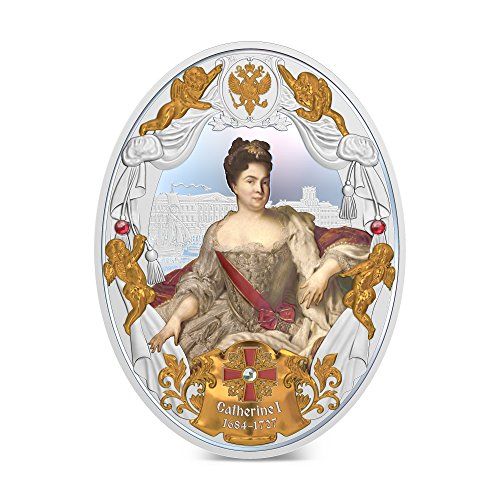 Niue 2014 $5 Russian Emperors - Catherine I of Russia 2Oz Silver Proof Coin