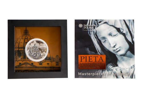 Niue 2019 5$ Masterpieces of Sculptural - Pieta 2 Oz silver coin