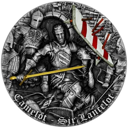 Niue 2022 5$ SIR LANCELOT Camelot 2 Oz Silver Coin