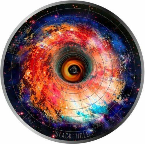 Niue 2021 5$ BLACK HOLE Universe Domed 2 Oz Silver Coin