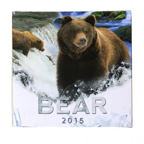 Niue 2015 $1 Bear - Beautiful Wildlife Series silver coin