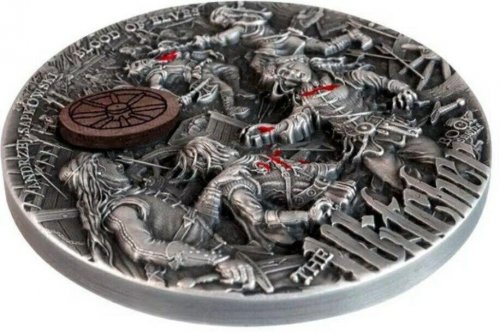 Niue 2021 5$ BLOOD OF ELVES the Witcher 2 Oz Silver Coin