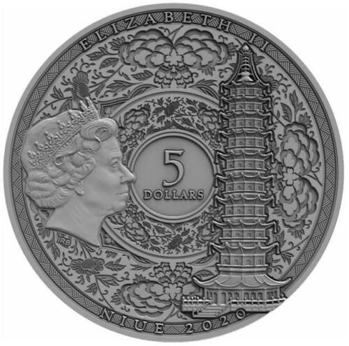 Niue 2020 $5 Zheng He Famous Explorers 2 Oz Silver Coin