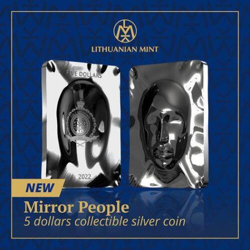 Niue 2022 5$ MIRROR PEOPLE Asian Mithology 2 Oz Silver Coin